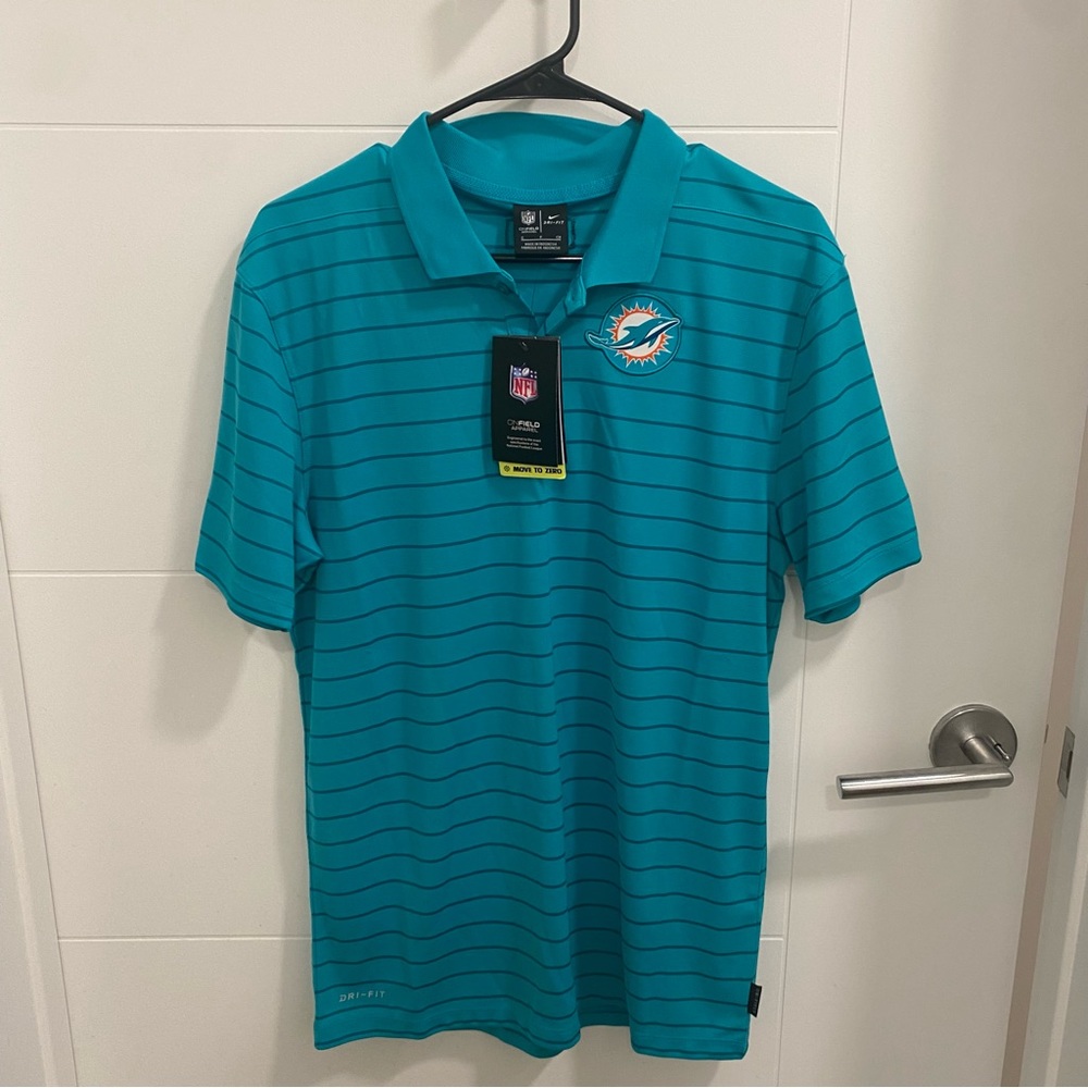 Miami Dolphins On-Field Polo Small